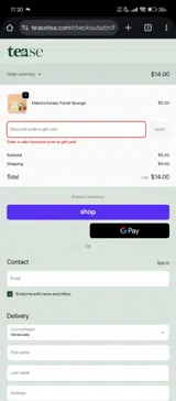 MEHDI20 coupon verification screenshot
