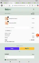 TEAPUNS coupon verification screenshot
