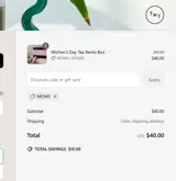 Tea with Tae coupon verification screenshot