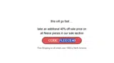 FLEECE40 coupon verification screenshot