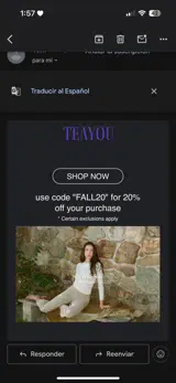 Fall20 coupon verification screenshot