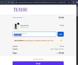 welcomeback coupon verification screenshot