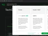 TechCrunch coupon verification screenshot
