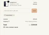 eaglesnest coupon verification screenshot