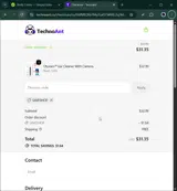 TechnoAnt coupon verification screenshot