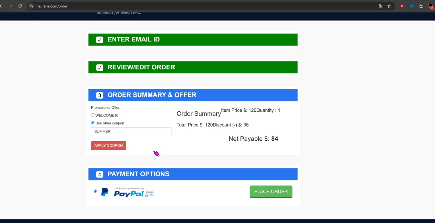 Technocom promo code screenshot showing code SUMMER applied at Technocom checkout page. Uploaded by SimplyCodes community member Cbombis on Feb 6, 2025