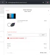 XMAS12 coupon verification screenshot