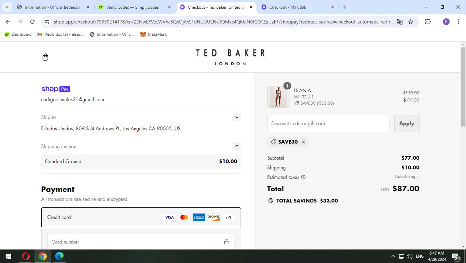 Ted Baker Promo Codes 30 Off May 2024