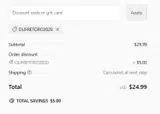 OlifreToro2020 coupon verification screenshot