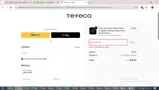 TEFECA coupon verification screenshot