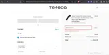 Tefeca2966ls coupon verification screenshot