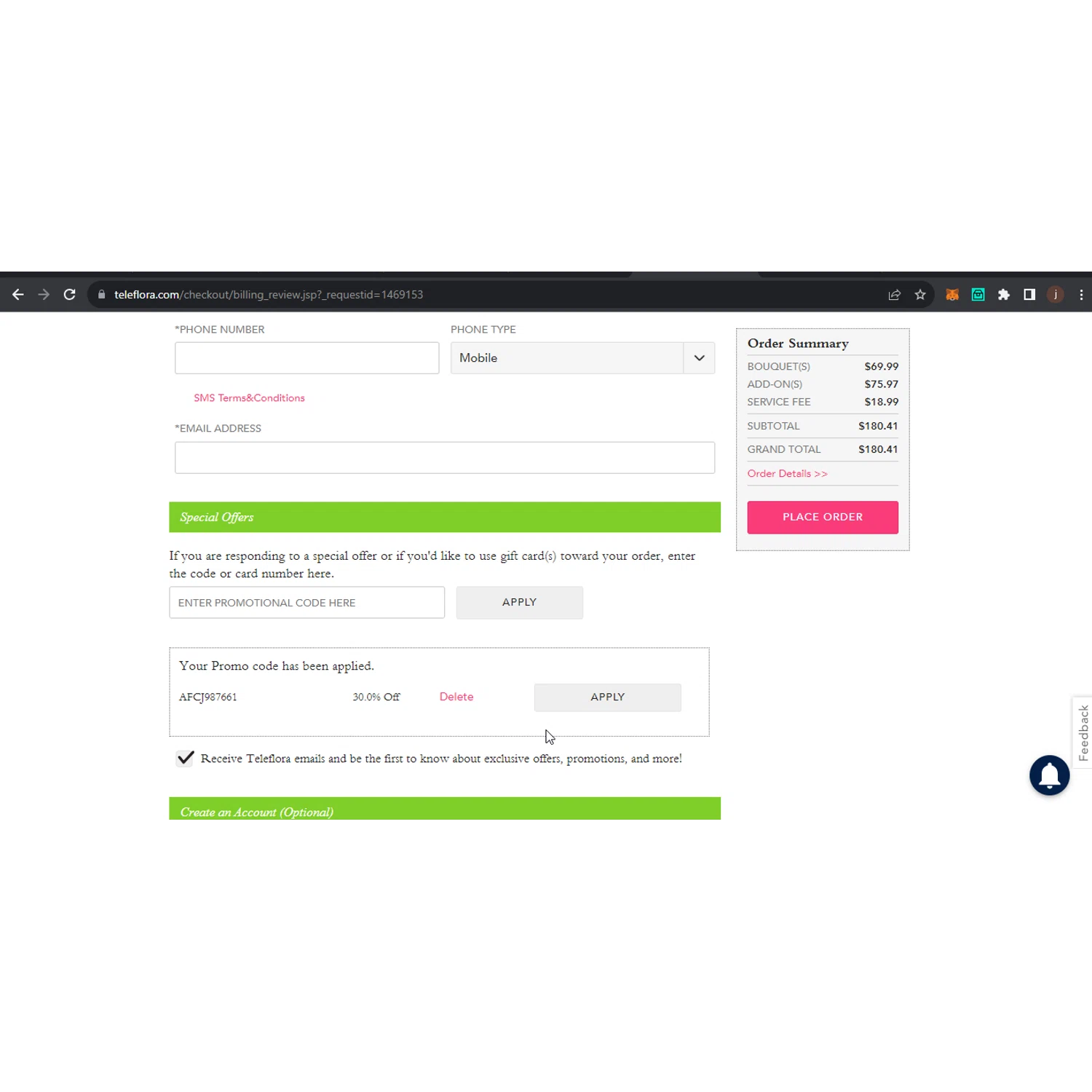 30 off Teleflora Promo Codes September 2023 SimplyCodes