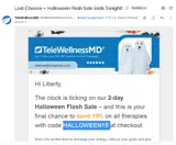 HALLOWEEN15 coupon verification screenshot