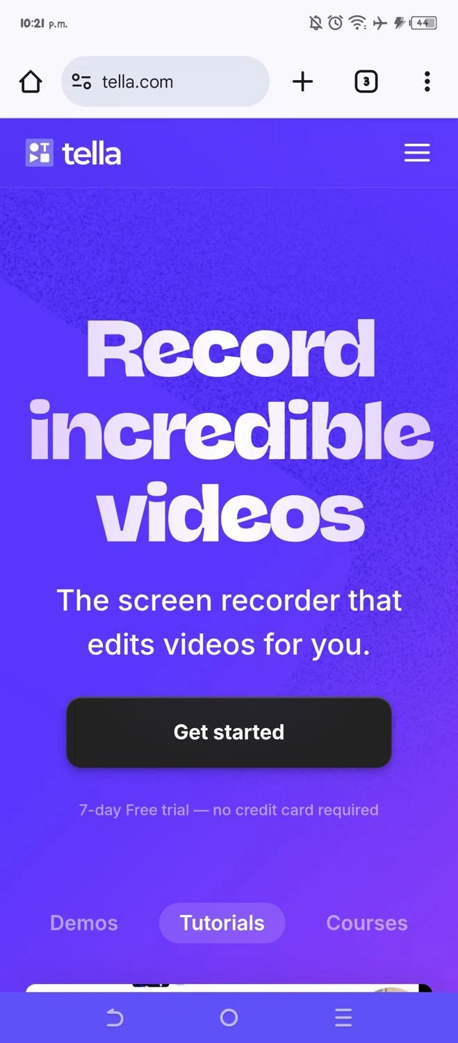 Tella checkout page showing Tella promo code box | Screenshot taken by SimplyCodes community member on Mar 13, 2025