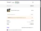 tempest10 coupon verification screenshot