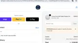 Temple Coins coupon verification screenshot