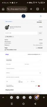 Temple Coins coupon verification screenshot