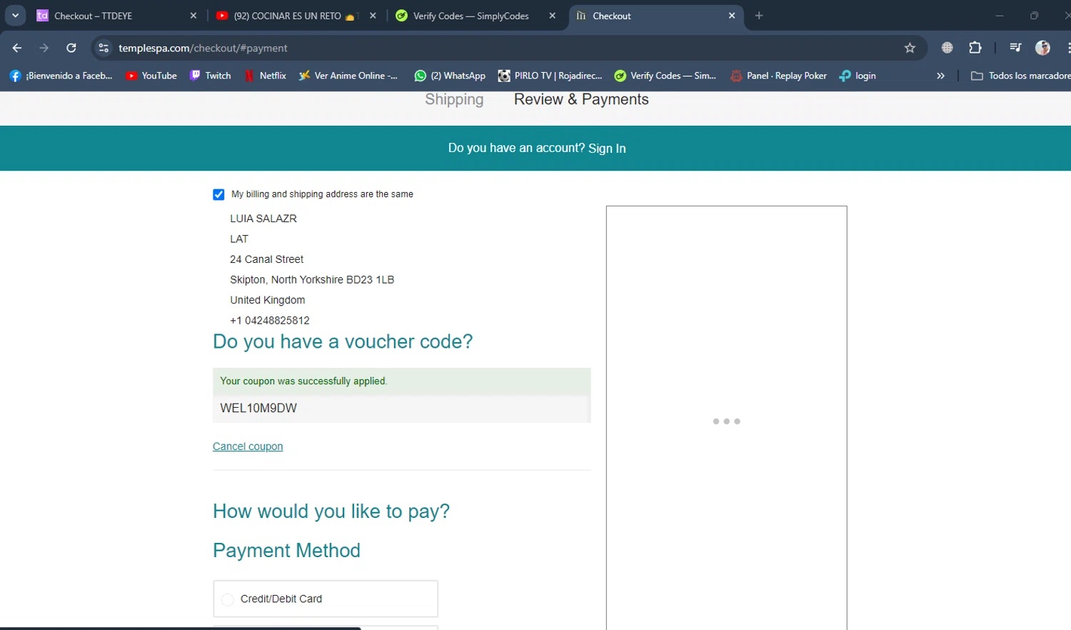 Temple Spa Discount Codes 15 Off October 2024