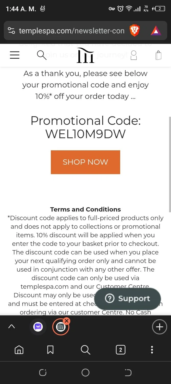 Temple Spa Discount Codes 15 Off September 2024