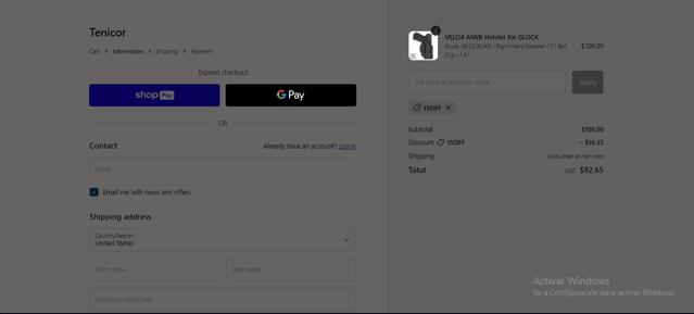 Tenicor checkout page showing Tenicor discount code box | Screenshot taken by SimplyCodes community member on Jul 22, 2023