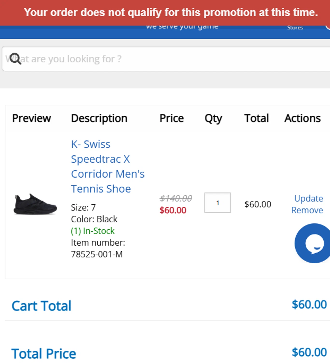 Tennis Plaza coupon code screenshot showing code FALL25 applied at Tennis Plaza checkout page. Uploaded by SimplyCodes community member gerardlaya on Nov 27, 2025