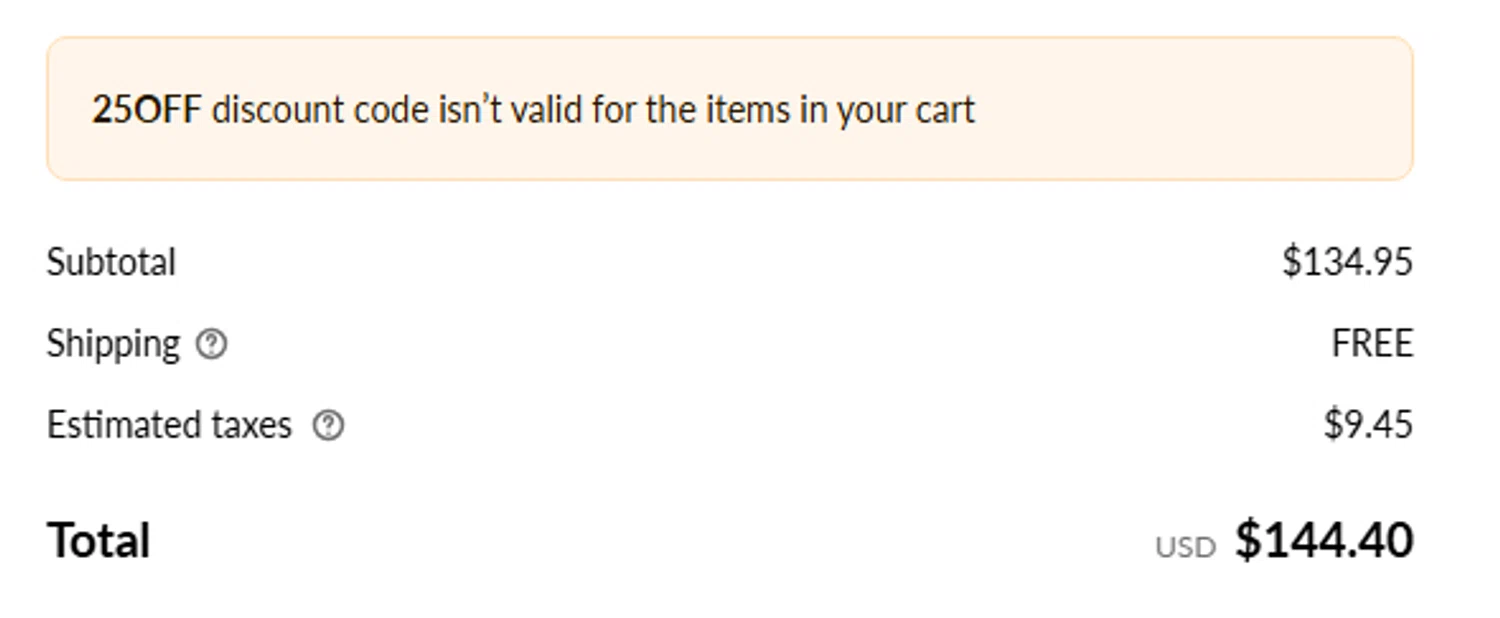 TennisRacquets.com promo code screenshot showing code 25OFF applied at TennisRacquets.com checkout page. Uploaded by SimplyCodes community member MoneySpotter869 on Jun 29, 2025