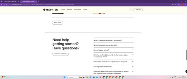 Ten Percent Happier checkout page showing Ten Percent Happier promo code box | Screenshot taken by SimplyCodes community member on Mar 10, 2025