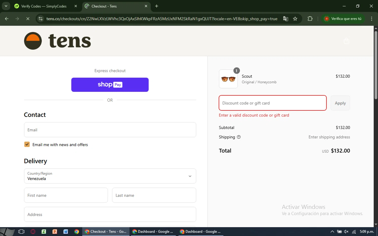 Tens discount code screenshot showing code DAD15 applied at Tens checkout page. Uploaded by SimplyCodes community member CashAdmiral6490 on Jun 12, 2025