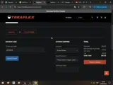 Teraflex coupon verification screenshot