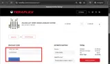Teraflex coupon verification screenshot