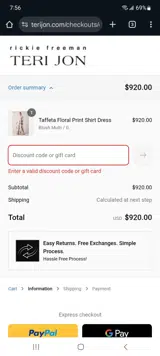 FREESHIPAUGUST coupon verification screenshot