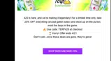 Terp Science Labs coupon verification screenshot