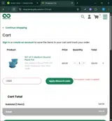LG20 coupon verification screenshot