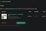 STOCKUP25 coupon verification screenshot