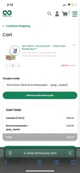 AP20 coupon verification screenshot