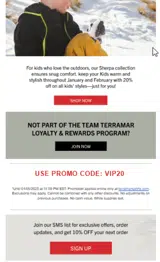 VIP20 coupon verification screenshot