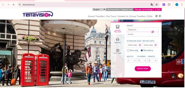 Terravision checkout page showing Terravision promo code box | Screenshot taken by SimplyCodes community member on Jan 4, 2025