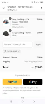 freeship65 coupon verification screenshot