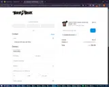 Terror Threads coupon verification screenshot