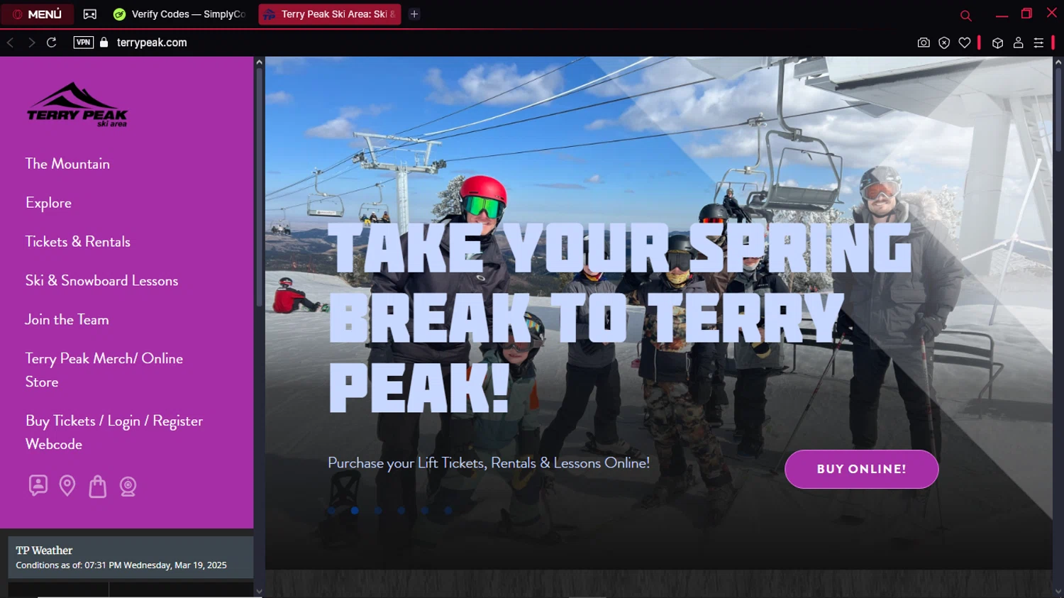 Terry Peak discount code screenshot showing code JAN20 applied at Terry Peak checkout page. Uploaded by SimplyCodes community member KeiJJ18 on Mar 20, 2025
