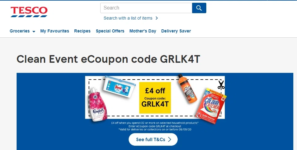 Tesco Discount Codes | 25% Off in Mar 2021 | SimplyCodes