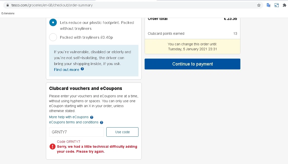 Tesco Discount Codes 25 Off in Jan 2021 SimplyCodes