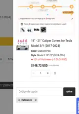 Tesmag coupon verification screenshot