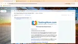 TestingMom coupon verification screenshot