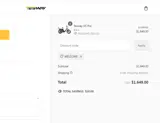 WELCOME coupon verification screenshot