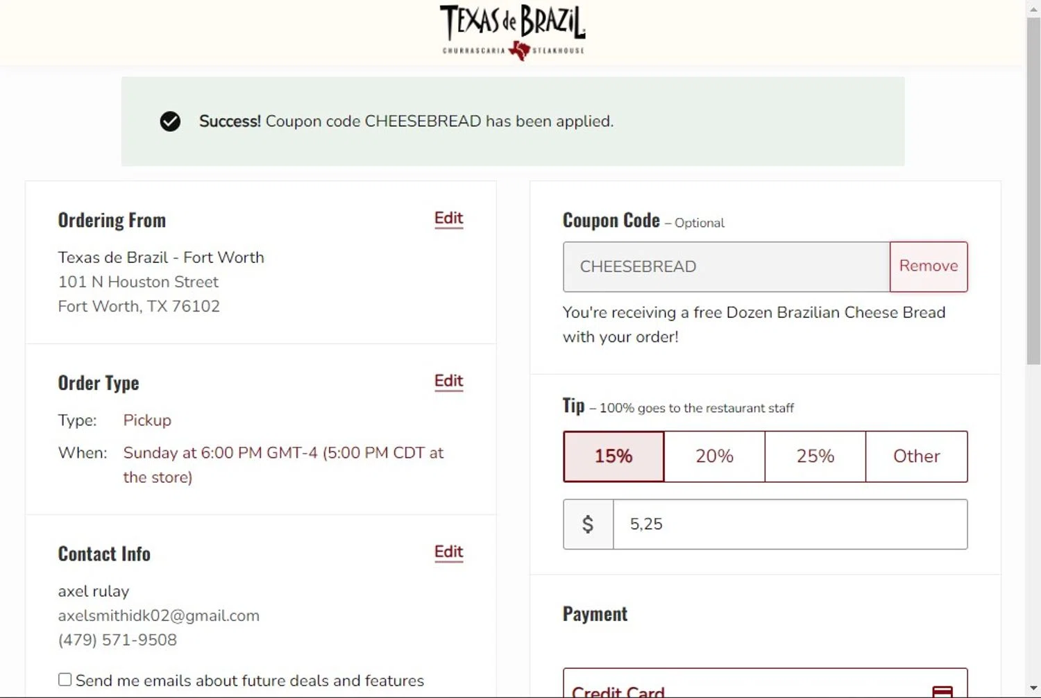 Texas de Brazil Coupons 26 Off November 2024