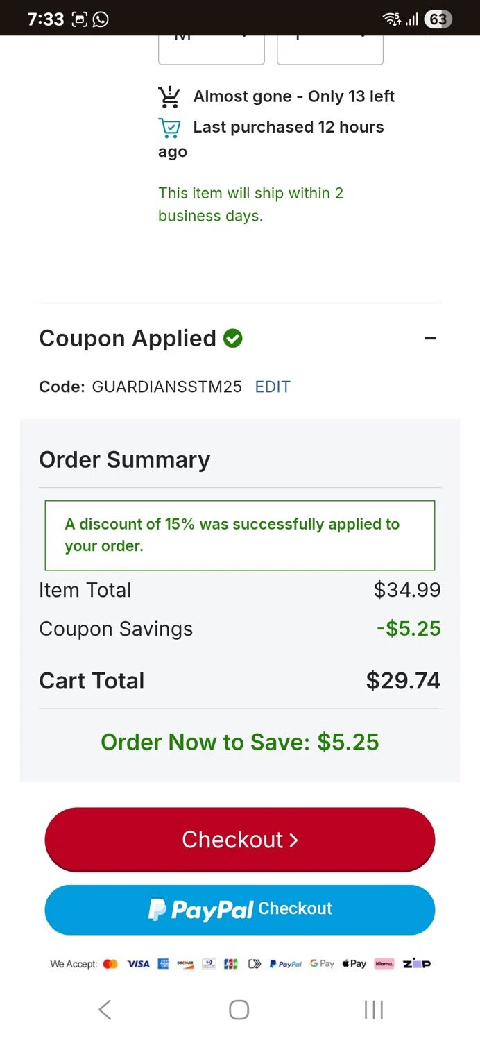 Texas Rangers promo code screenshot showing code GUARDIANSSTM25 applied at Texas Rangers checkout page. Uploaded by SimplyCodes community member Jose_515 on Jun 28, 2025