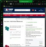 Texas Rangers coupon verification screenshot
