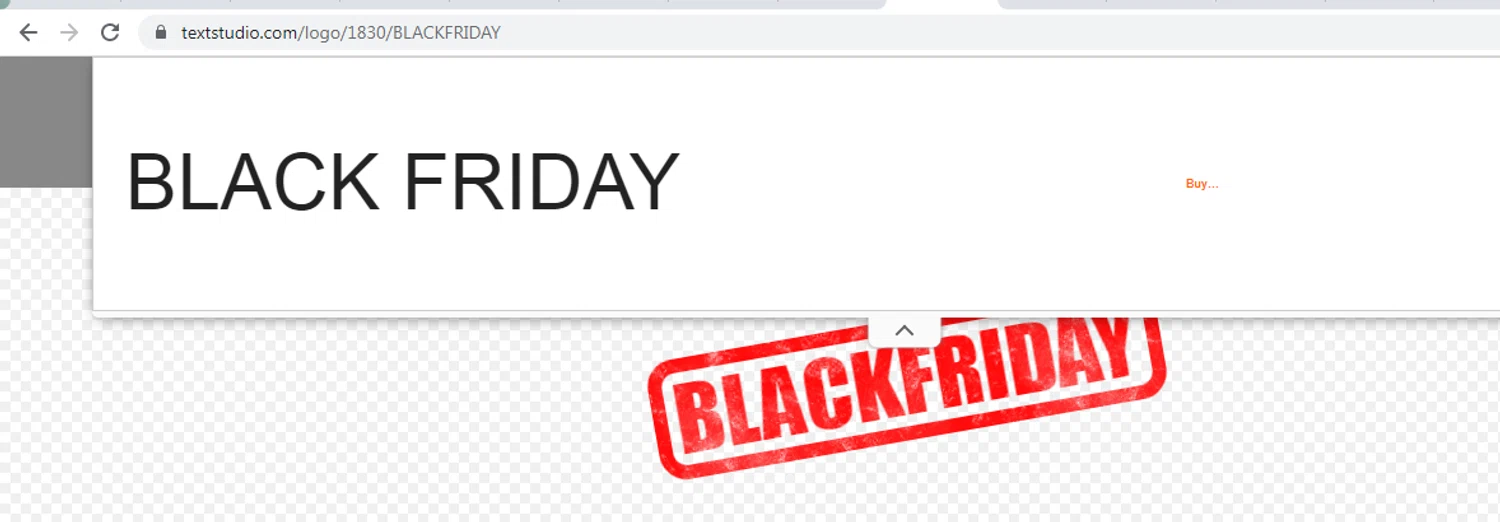 TextStudio promo code screenshot showing code BLACKFRIDAY applied at TextStudio checkout page. Uploaded by SimplyCodes community member Alofoke on Nov 25, 2025