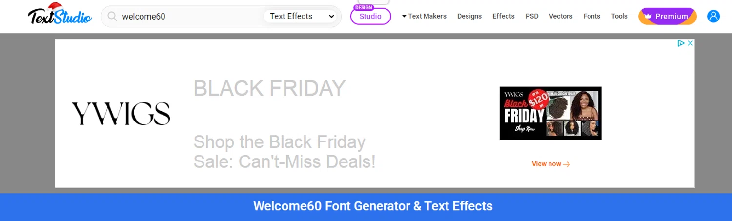 TextStudio promo code screenshot showing code welcome60 applied at TextStudio checkout page. Uploaded by SimplyCodes community member Alofoke on Dec 5, 2025